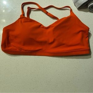 Athleta sports bra orange